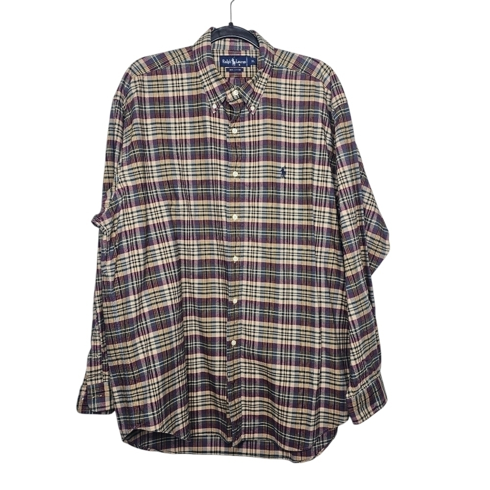 Ralph Lauren Plaid Dress Button Down